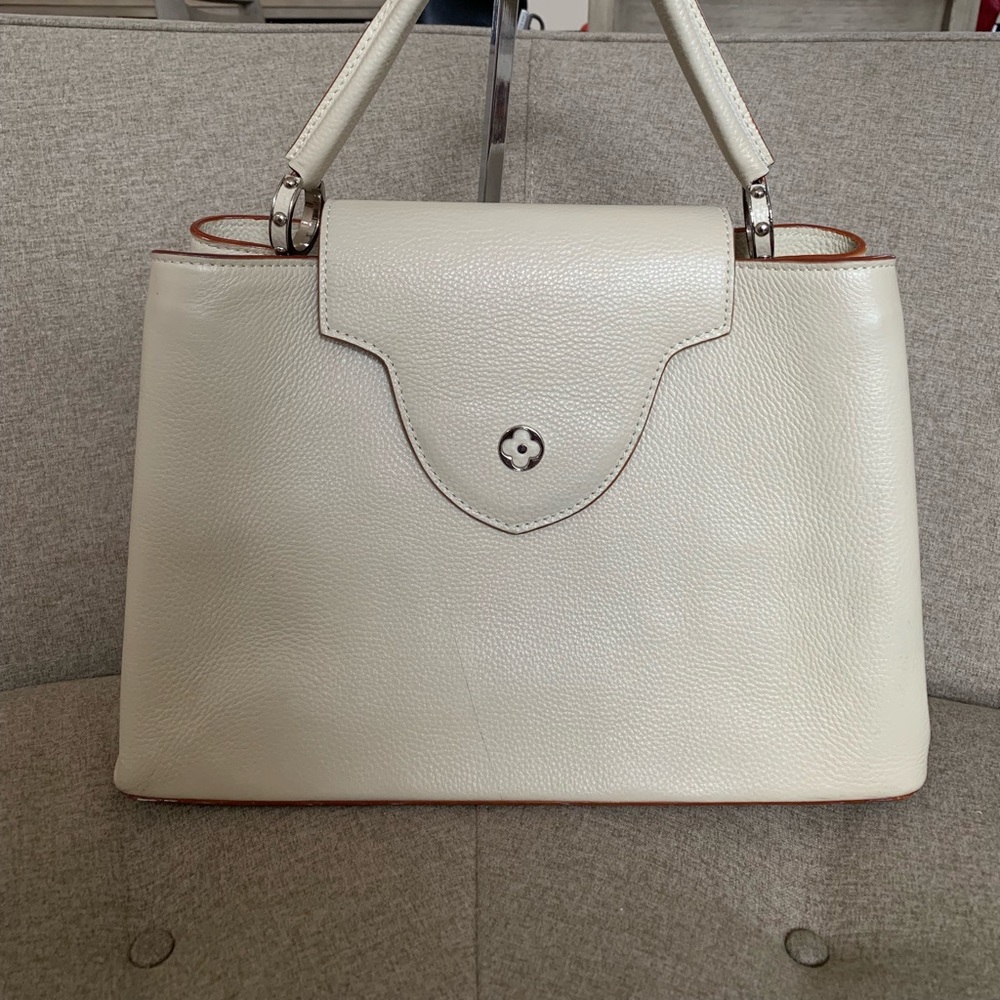 Handbag Cappucine cream color